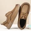 Business Casual Lederschuhe Herren Frühling Neu Britischer Modetrend Dicksohlige Atmungsaktive Retro Leder Herrenschuhe
