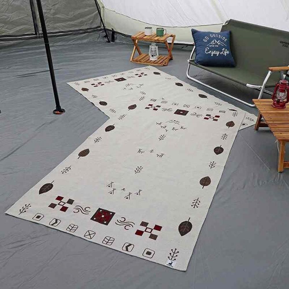Captain Stag Up 2715 [rag Leisure Sheet Mat India Signature Rug Gape Brown With Storage Bag]