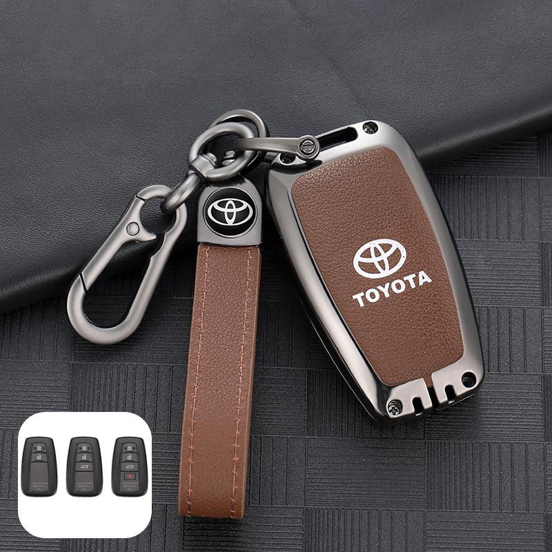 Car Key Case For Toyota 86 Camry Corolla Crown Highlander Rav4 Alphard Vellfire Venza Yaris Prado Hilux Fortuner Land Cruiser
