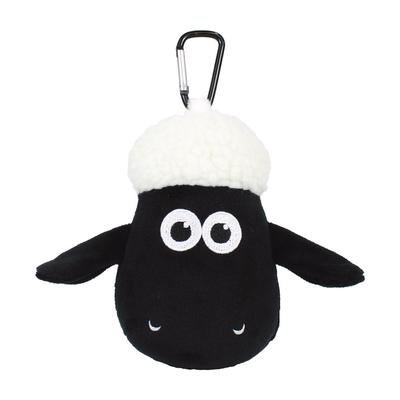 Shaun the Sheep Plush Zipper Mascot with Carabiner Shaun - H135×W100×D70mm HS-5549018SH
