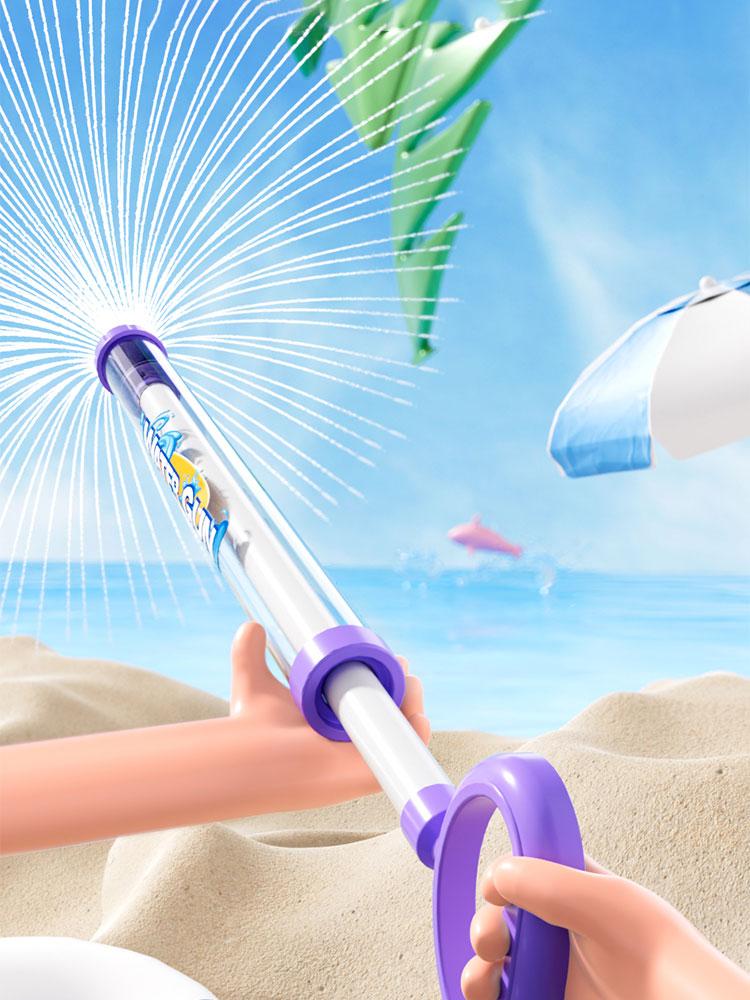 3-Piece Fireworks Water Gun For Playing In Water, Toy For Beach, Children'S Water Gun Toy, Party Water Gun, Floating Water Gun