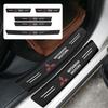 For Mitsubishi Ralliart Lancer 9 EX Outlander Carbon Fiber Car Threshold Protective Film Anti Scratch Stickers Rear Bumper Guard