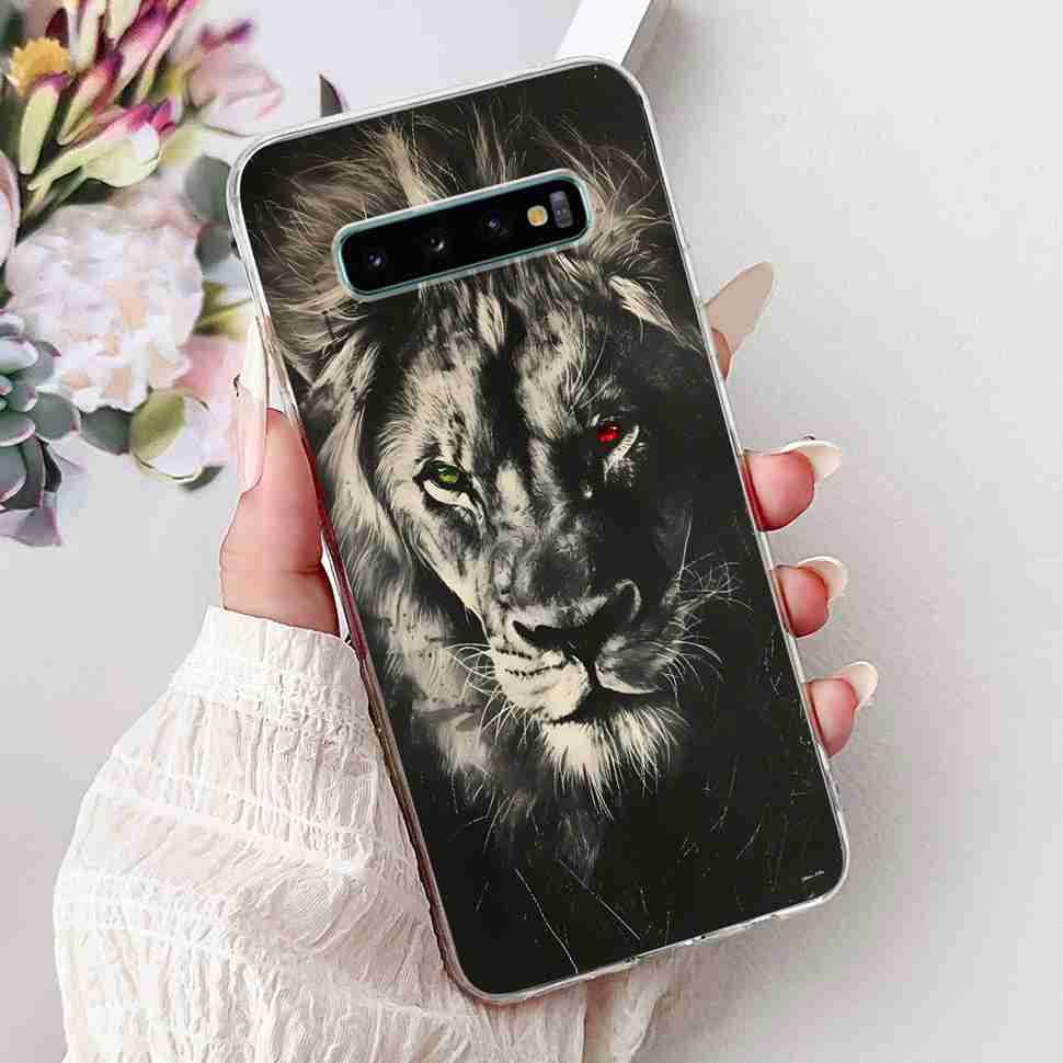 For Samsung Galaxy S10+ Case Fashion Design Soft Silicone TPU Back Cover For Samsung s10+ S10 Plus Butterfly Rose Phone Shell