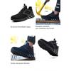 Border for Safety Shoes Men's European Standard Steel Head Anti-smashing And Anti-stab Safety Shoes Lightweight Breathable
