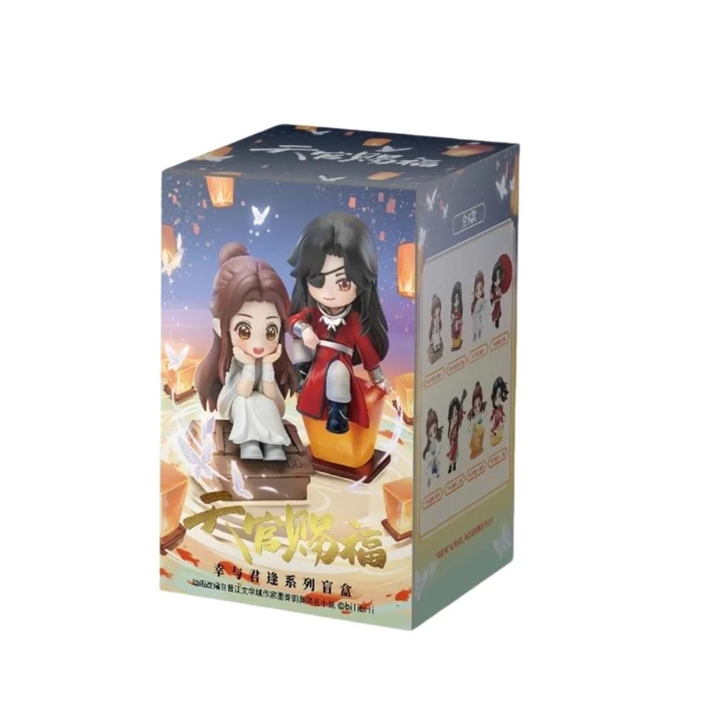 Genuine Heavenly Official Blessing Xie Lian Hua Chneg San Lang Lucky To Meet You Series Action Figures Desk Decoration Toys Gift