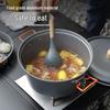 7.5L Aluminum Alloy Outdoor Steaming & Cooking Pot - Portable Dual-Use Camping Cookware