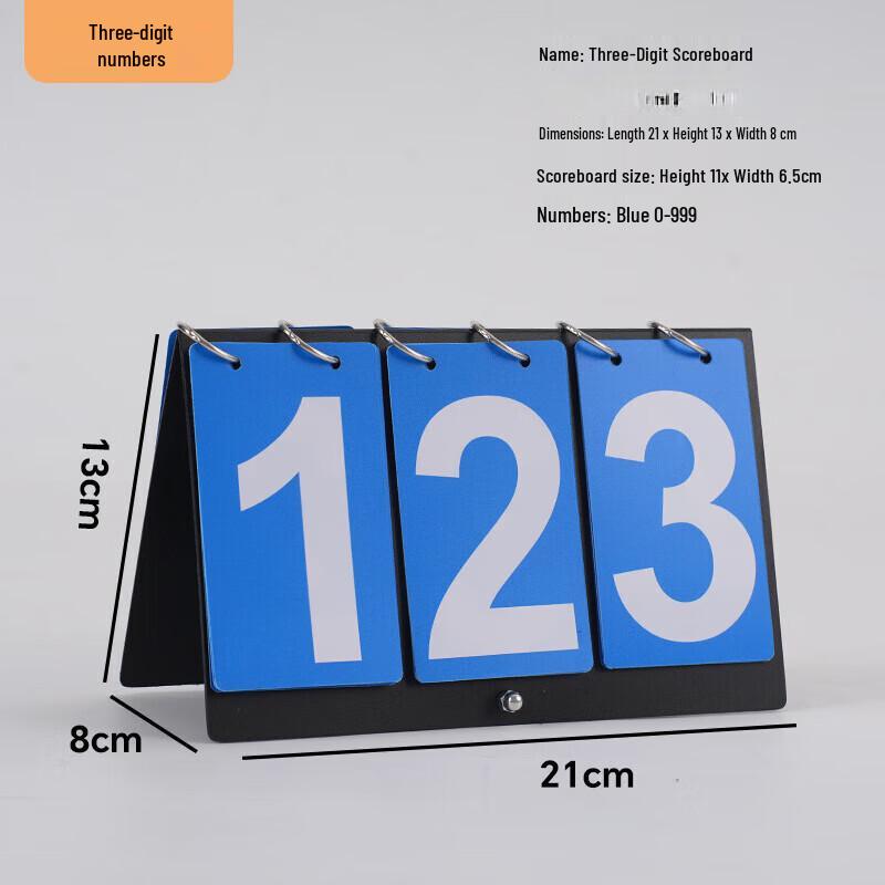 YTYIN Mini Portable 4-Digit Table Tennis Scoreboard CN plug (adapter included)
