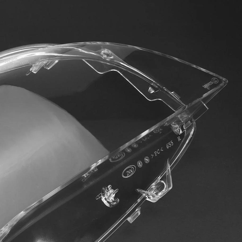Pair Front Headlight Lens Cover For BMW F01 F02 740i 740Li 750i 750Li 760i 2009-2015 Clear Headlamp Shell Transparent Lampshade
