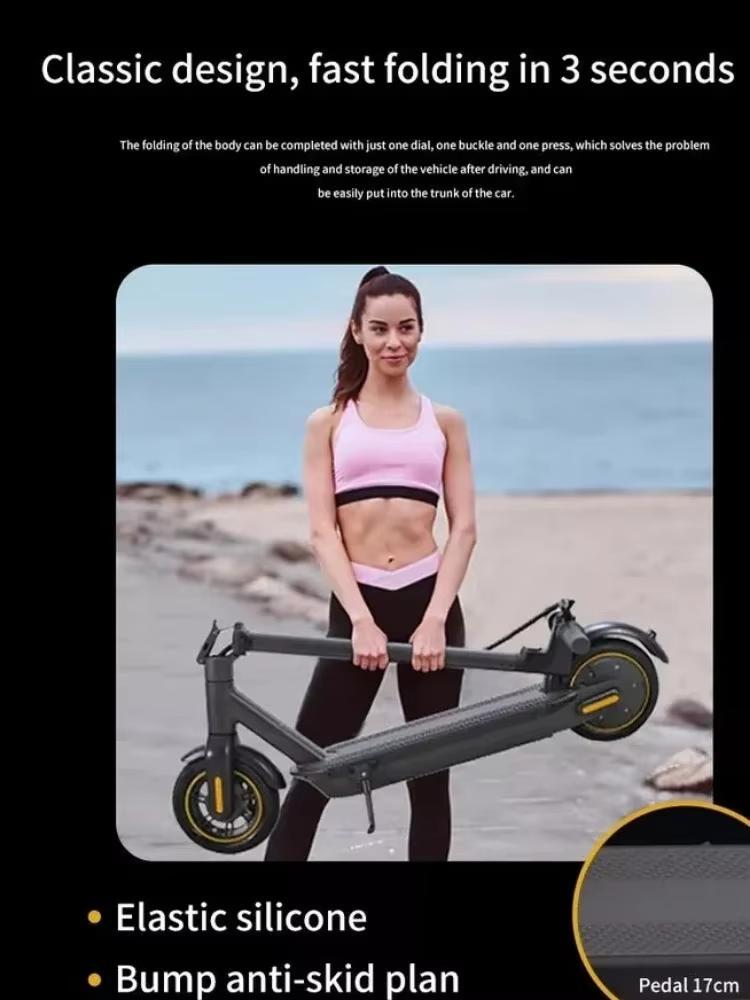 Emoko A19 Electric Scooter Foldable 500W 36V 15Ah 12 Inch Air Tires Folding E-scooter Hydraulic brake + E-ABS 35kmh