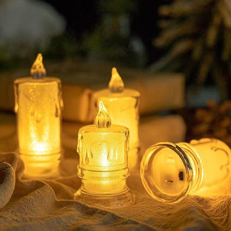 European Style Scented Candle Lamp for Romantic Ambiance and Warm Lighting