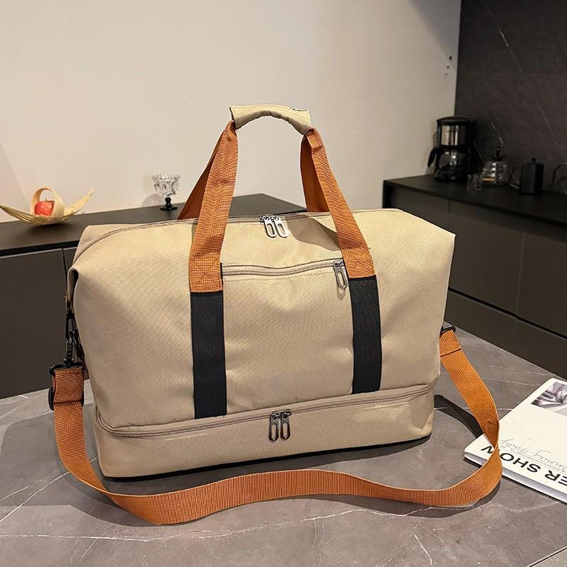 Large Capacity Lightweight Portable Travel Bag with Dry and Wet Separation, Short Distance Luggage Bag, Men's and Women's Sports Yoga Fitness Bag