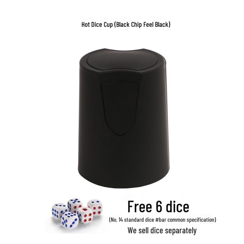 Lyxigt Tärningsset: High-End Shakerkopp för Hem- & Barbruk