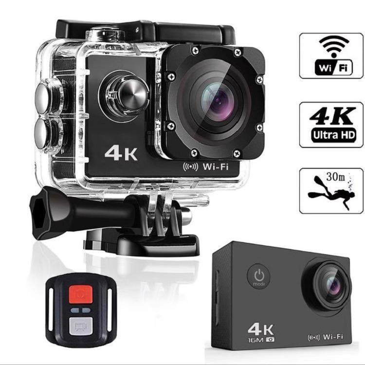 4K Waterproof 360° Panoramic Action Camera for Motorcycle & Fishing