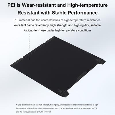 Creality K1 Max PEI Hladká stavební deska 315x310mm - Bez měkké magnetické podložky Snadné odstranění modelu