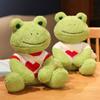 Cartoon Doll Soft Toy Frog Stuffed  Toy Stuffed Animals Sweater Frog Doll Dressing Frog Plush Toy