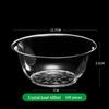 300ml Disposable Crystal Clear Plastic Bowl, Chopsticks, Cups, Plates & Cutlery Set for Hot Pot, Soup, Rice.