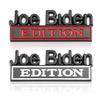 1Pc 3D Metal Joe Biden Edition Logo Car Front Grille Badge Side Fender Rear Trunk Emblem Sticker Decal