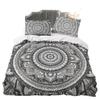 3D Digital Printing Mandala Series Quilt Cover Pillowcase Two Or Three-Piece Set Polyester Abraded