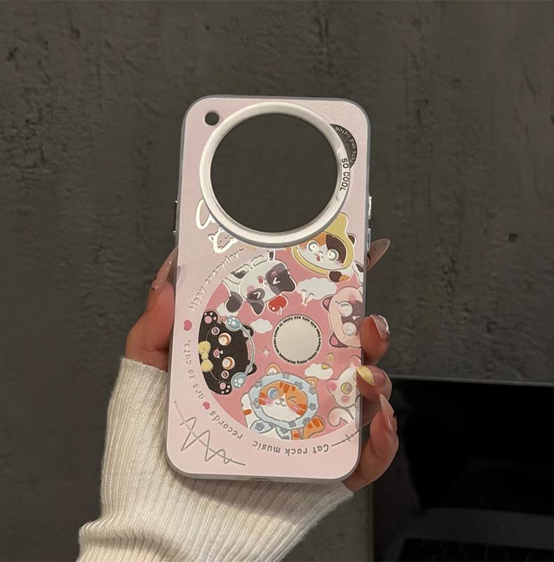 Record Puppy Is Suitable for Huawei Mate70pro Mobile Phone Case, the New Pura80pro Matte Colored Silver Mate60 Card.