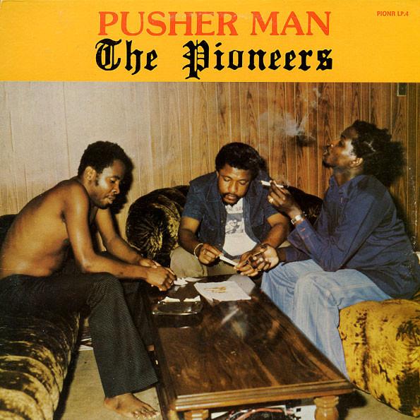 LP Record PIONEERS - Pusher Man PIONRLP4 Pioneer Interna Canada Reggae, Ska & Dub Used