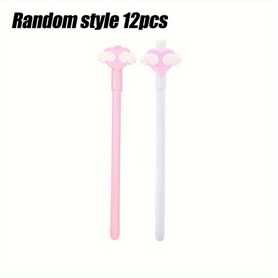 

100 шт. Крылья Ангела Нейтральная Ручка Удобный Захват Канцелярские Товары Школьные Офисные Принадлежности Студенческий Приз Подарок Пишущие Принадлежности Праздничный Подарок Новинка Канцелярия Random style