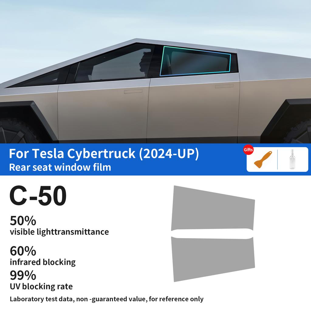Autocollant Intérieur pour Tesla Cybertruck 2024 2025 Panneau Intérieur