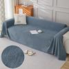 Modern Simple Chenille Herringbones Sofa Cover Cloth Four Seasons Universal Towel Solid Color Full Wrap Cover Cloth Sofa Blanket