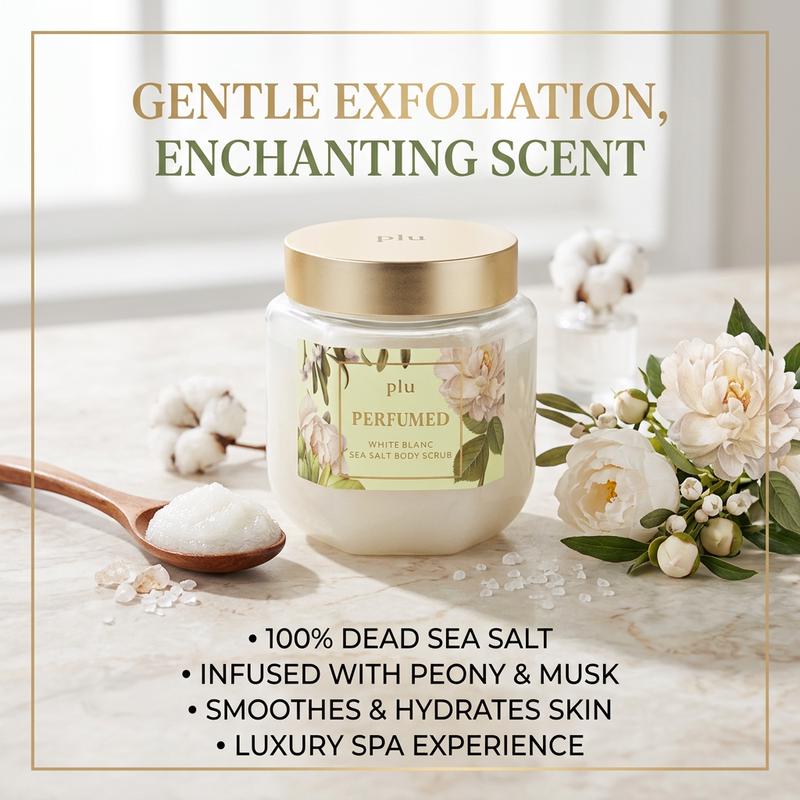 PLU White Romance Dead Sea Salt Body Scrub