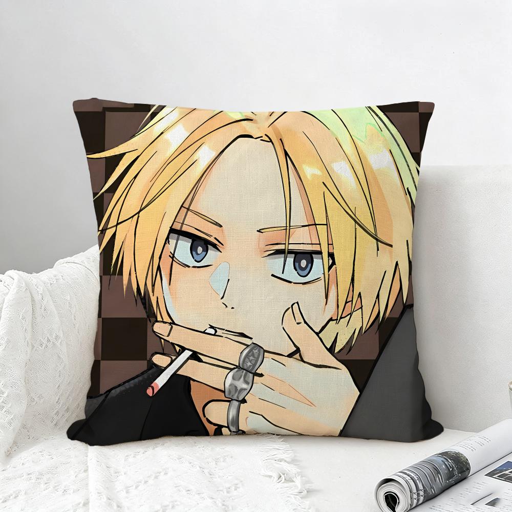 Anime SAKAMOTO DAYS Cushion Cover Natural Linen Pillowcase Set AllinOne Decor for Sofa Bedroom Chair