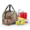 A Vintage Bicycle And Flower Insulated Lunch Bag for Women Kids Portable Food Boxes Thermal Lunch Box Tote