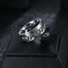 Anello Rotante Antistress da Dito Catena in Acciaio Inossidabile Uomo Classico Roma Senso di Potere Digitale Regalo
