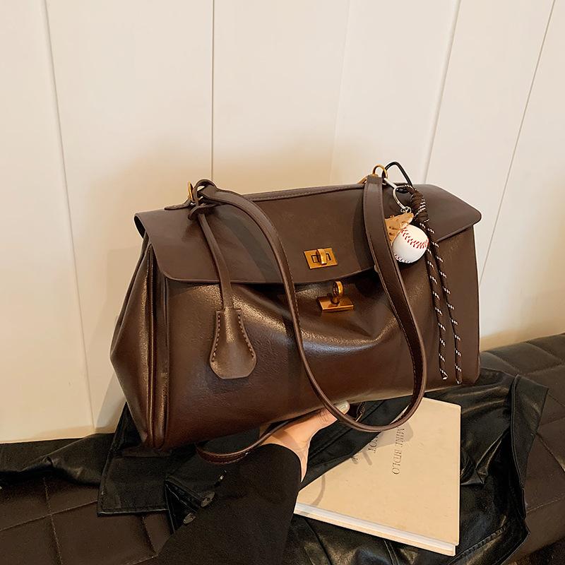 Mode Tragetasche Damen Neue Pendler Große Kapazität Schultertasche Umhängetasche