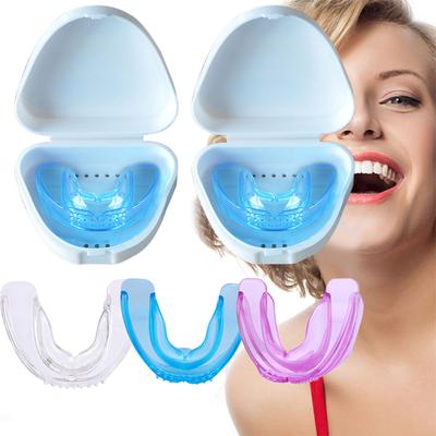 Kieferorthopädische Zahnspangen-Appliance im Upgrade-Stil, Zahnspangen-Silikon-Zahnausrichtungstrainer mit Box