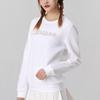 Adidas Sweatshirts Women's White Crew Neck Moderate Regular GR3748