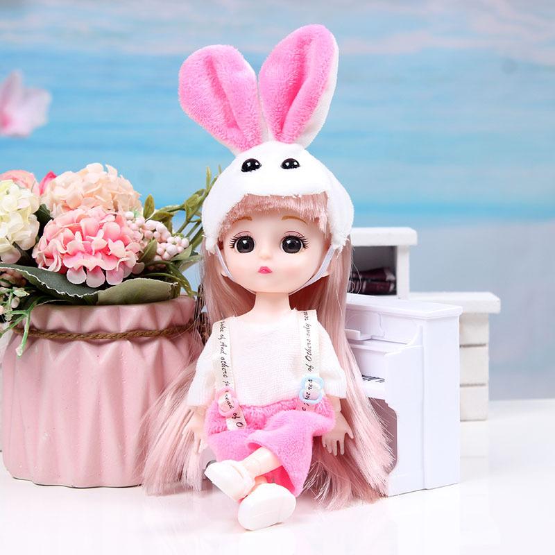 Cute Princess Lolita Doll Set Children Girls Dress Up Play Toy Gift Box
