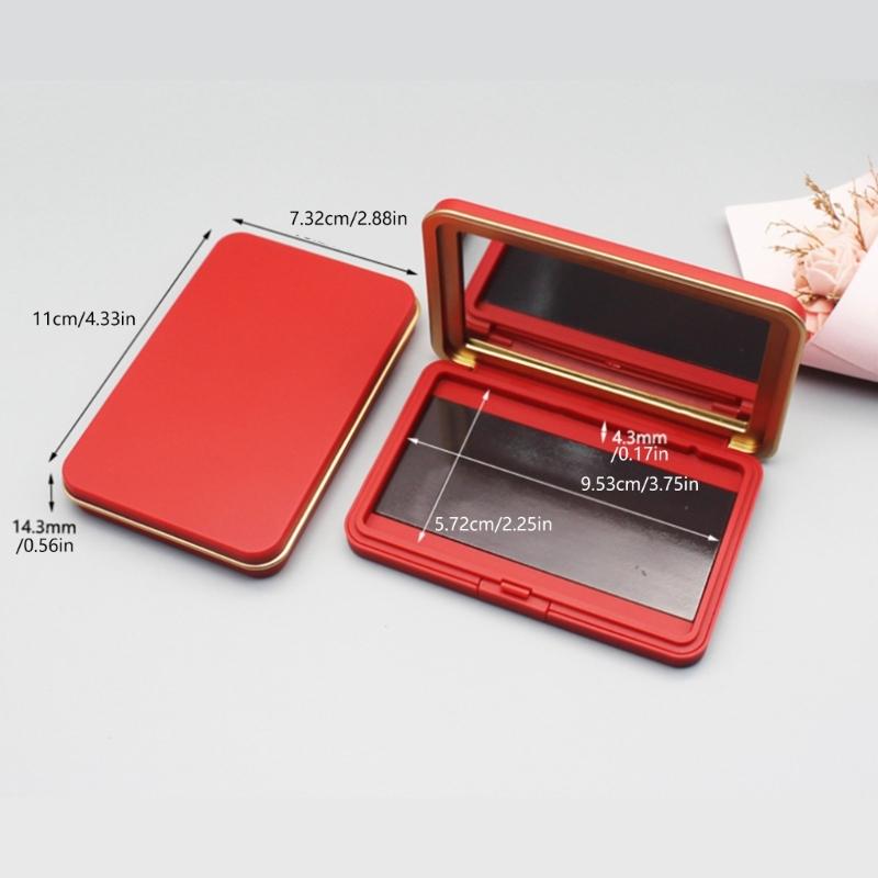 Cosmetic Storage Box With Strong Magnetic To Secure Eyeshadow Blush Highlighter Portable