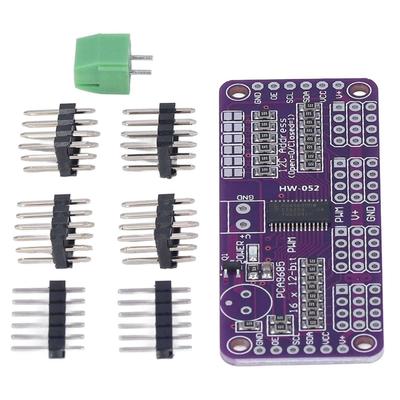 Modul ovládača servomotora PWM riadenie 16 kanálový 12-bitový IIC ovládač PCA9685 pre DIY