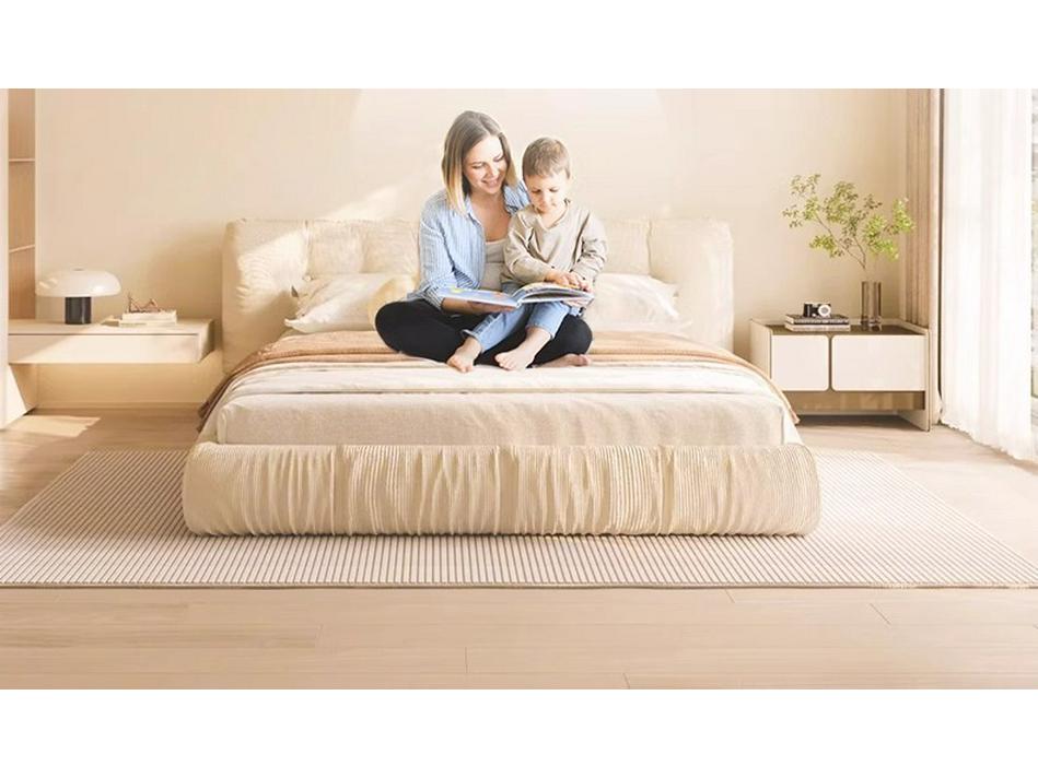 Eye-Protection Cloud Ceiling Light for Children's Bedrooms - Soft Cream Style, Full-Spectrum Lighting