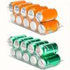 Refrigerator Beverage Storage Box Food Grade Cans Fruit Storage Rack Transparent Oblique Packaging Storage Box
