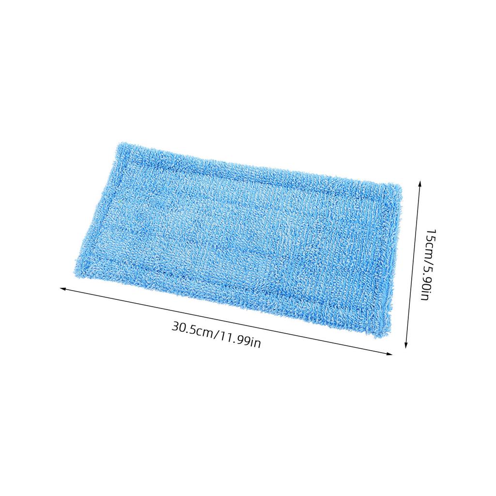 Mop Pad Compatible Reusable Washable Mop Head Replacement Refill Floor Cleaning Fiber Pad Thickened Cleaning