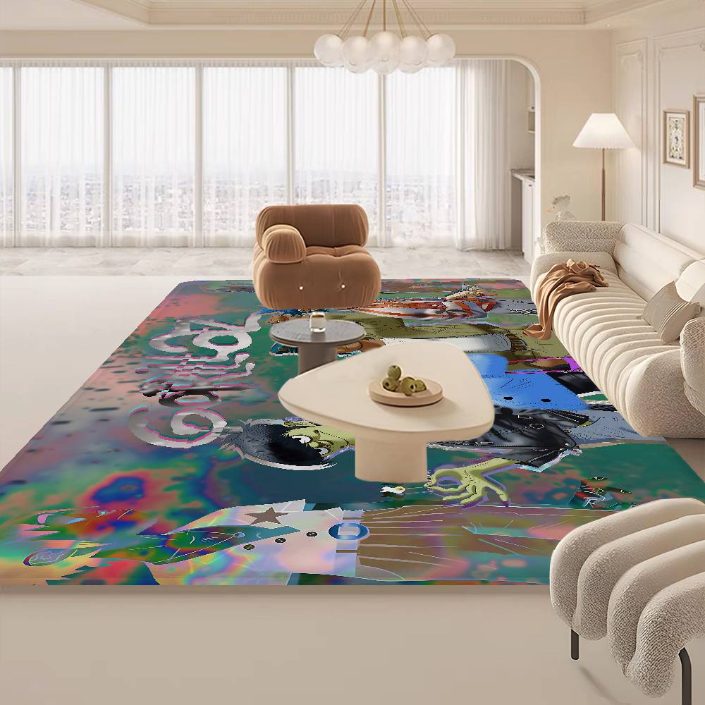 Band G-Gorillaz Music Cool Room Mats Anti-slip Absorb Water Long Strip Cushion Bedroon Mat Household Carpets