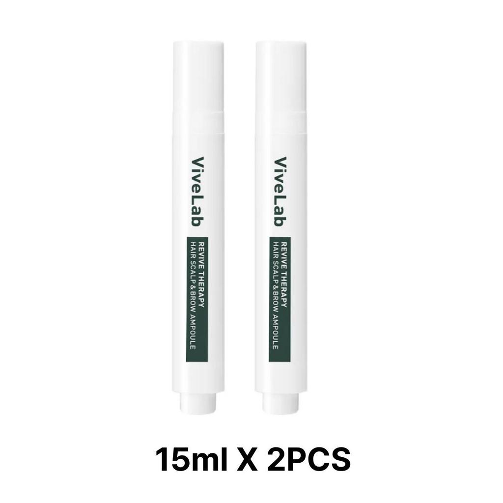 ViveLab Revive Therapy Hair Scalp Enhancing Foam 100ml /  Hair Scalp & Brow Ampoule 15ml