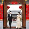 Wedding Room Decoration Set: Self-Adhesive Xi Door Sticker for Entrance and Security Doors