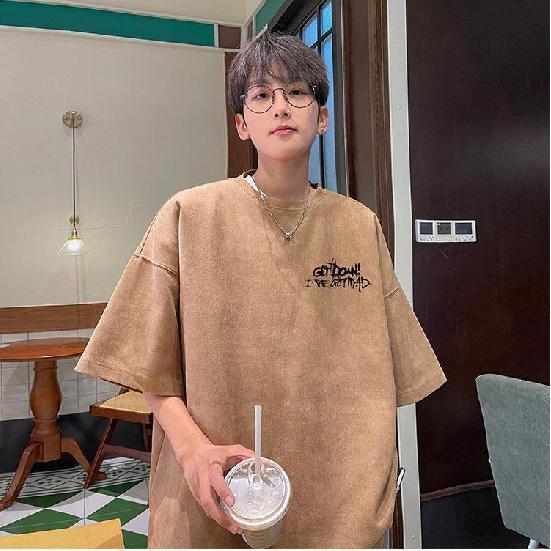 Short Sleeve t Men's Summer T-shirt2025New All-Matching Fashion Brand Trendy Casual Menswear Half Sleeve T T-shirt