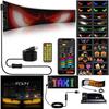 Devil Eye Light for Car Window Colorful Eye Lamp Soft Screen for Car Window