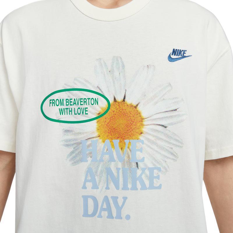 New Nike Sportswear Essentials Series T Shirt Unisex Sail White HJ3955