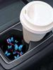 2er-Pack Schmetterlingsmuster Auto-Getränkehalter-Untersetzer – Saugfähige, Hitzebeständige, Rutschfeste Tassenmatte, Auto-Innenraum-Deko-Zubehör