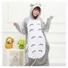 Totoro Kigurumi Onesie Women Anime Cosplay Costume Cute Cat Winter Flannel Warm Adult Animal Festival Carnival Fancy