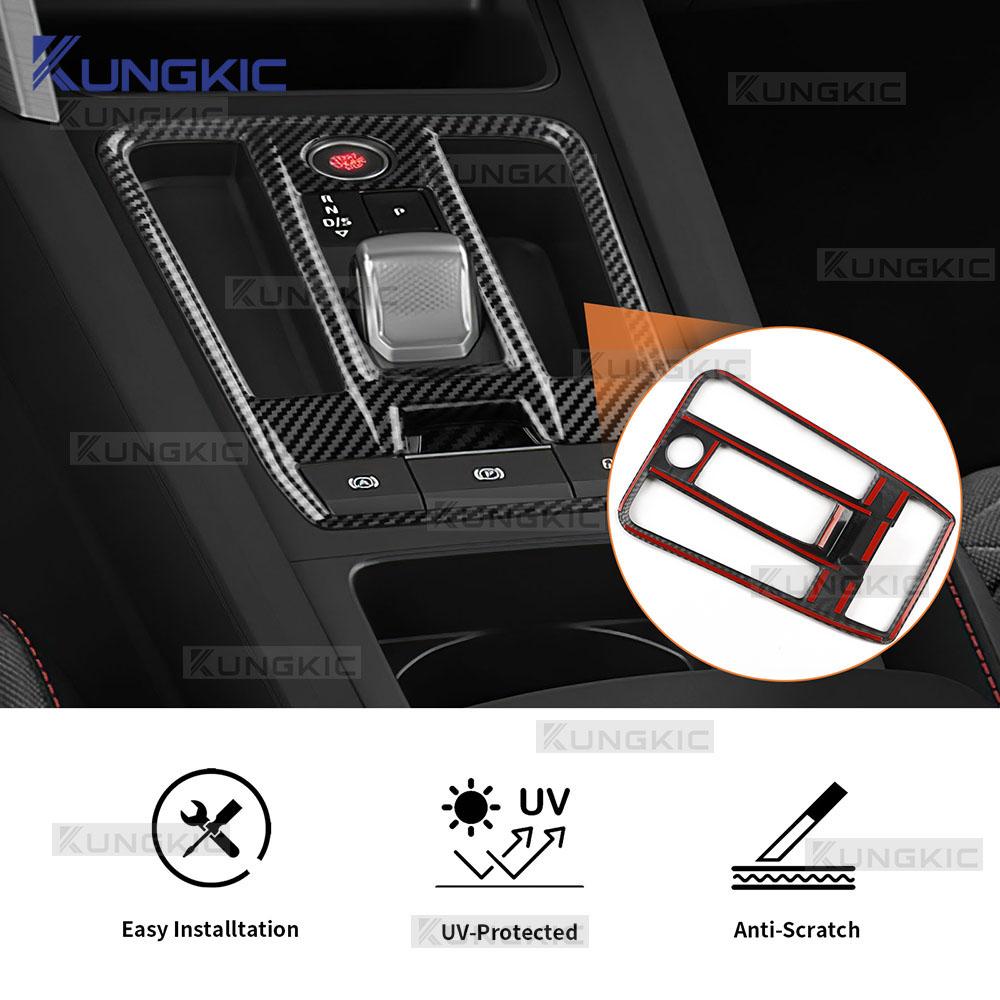 ABS For Seat Leon MK4 Cupra Leon Cupra Formentor 2020 2025 2025 2025 2025 Carbon Fiber Style LHD RHD Automatic Car Gear Trim