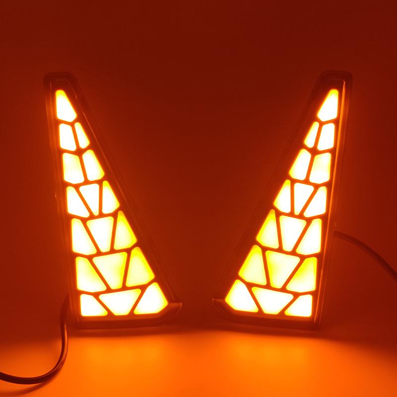 Car Flashing 1 Set Auto Lighting LED Rear Fog Lamp For Toyota NOAH VOXY 80 Series Brake Light Rear Bumper turn signal Lamp